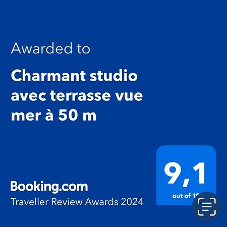 Charmant Studio Avec Terrasse Vue Mer A 50 M แซ็งต์-แมกซีม ภายนอก รูปภาพ